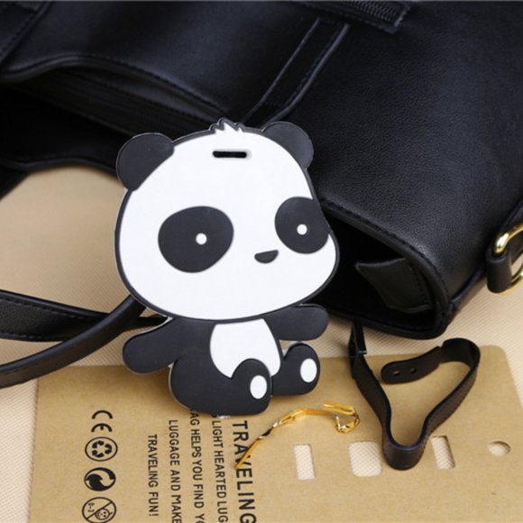 Kawaii Panda Luggage Tag - Picture 2 of 10